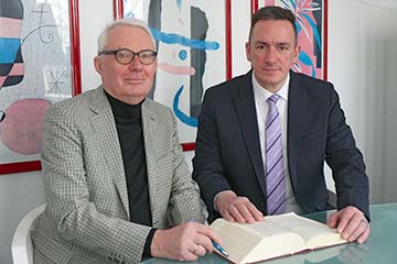 Steuerberater Heinz Georg Breuer und Michael Klingauf